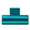 4 Piece Satin Bedding Sheet Pillowcase Sets Luxury Rich Silk Silky Super Soft Solid Color Reversible Stain-Resistant Wrinkle Free (Teal)