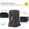 Solar Lights Outdoor, Fire Torch Lights, Flickering Lantern Lights, Solar Powered Landscape Decor Lighting for Garden, Pathway