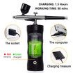 Rechargeable Cordless Airbrush Set Compressor Auto Handheld Airbrush Gun, Portable Wireless Air Brush for Barber, Nail Art, Cake Decor, Model Painting
