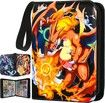 9 Pocket Pokemon Card Binder, 900 Cards Trading Card Binder Holder for Boys Girls Gift