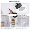 DIY Chicken Feeder No Waste - 6Pcs Automatic Poultry Feeder Port with Stopper & Hole Saw,Waterproof & Rodent Proof Gravity Chicken Feeder Kits (White)
