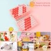 3pc Round Ice Cube Tray with Coolbox, Ice Cube Trays in Mini Ball, Ice Ball for Freezer, 3 x 99 Ice Cube Cocktail, Adapted Whisky ( Ice Cube*3 + box+ Shovel)