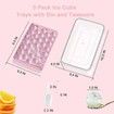 3pc Round Ice Cube Tray with Coolbox, Ice Cube Trays in Mini Ball, Ice Ball for Freezer, 3 x 99 Ice Cube Cocktail, Adapted Whisky ( Ice Cube*3 + box+ Shovel)