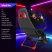 Racing Simulator Wheel Stand Sim Steering Gaming Foldable Adjustable Seat Cockpit Xbox Logitech Thrustmaster PS2 PS3