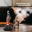 7 Color Flame Aroma Diffuser Essential Oil Lamp USB Portable Air Humidifier with Color Night Light Fragrance Home Car Color White