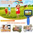 Kids Camera with Magnifier Function, Kids Toys,1080P FHD Kids Digital Video Camera Assembled 3.5Inch Large Screen with 8GB SD Card