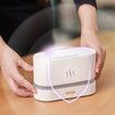7 Color Light Aromatherapy Flame Light Quiet Mist Humidifiers Aroma Air Diffusers with Auto Shut-Off Protection Atomization Night Light USB Color White
