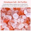 Fireplace Humidifier Crystal Salt Rock Fire Lamp Volcano Air Humidifier Flame Aroma Smell Essential Oil Diffuser for Home Color Black