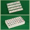 Travel Mini Mahjong Set Traditional Chinese Version Game Portable 146 Tiles Acrylic Material Mah-Jong Travel Family Leisure Time