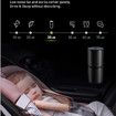 Car Air Purifier Ionizer Portable Ionic for Car Small Room Removes Dust Pet Odors Pollen-Black