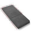 Giselle Bedding Folding Foam Portable Mattress - Grey