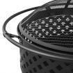 Fire Pit BBQ Grill Smoker Portable Outdoor Fireplace Patio Heater Pits 30"