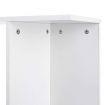 3 Tier Zig Zag Bookshelf - White