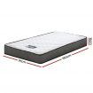Giselle Bedding Alzbeta Bonnell Spring Mattress 16cm Thick -Single