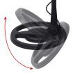 LCD Screen Metal Detector with Headphones - Black