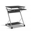 Artiss Metal Pull Out Table Desk - Black