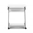 Artiss Metal Pull Out Table Desk - White