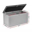 Gardeon Outdoor Storage Box Bench Seat 190L