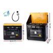Portable Gas Oven and Stove - Black and Yellow