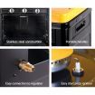 Portable Gas Oven and Stove - Black and Yellow