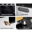 Portable Gas Oven and Stove - Silver and Black