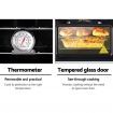 Portable Gas Oven and Stove - Silver and Black