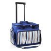 Alfresco 6 Person Picnic Basket Set Picnic Bag Cooler Wheels Insulated Bag