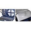 Alfresco 6 Person Picnic Basket Set Picnic Bag Cooler Wheels Insulated Bag