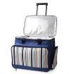 Alfresco 6 Person Picnic Basket Set Picnic Bag Cooler Wheels Insulated Bag