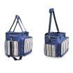 Alfresco 6 Person Picnic Basket Set Picnic Bag Cooler Wheels Insulated Bag