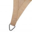 Instahut Shade Sail Shadesail Triangle Heavy Duty Sand Sun Canopy 5x5x5m