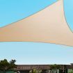Instahut Shade Sail Shadesail Triangle Heavy Duty Sand Sun Canopy 5x5x5m