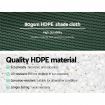 Instahut 3.66x20m 30% UV Shade Cloth Shadecloth Sail Garden Mesh Roll Outdoor Green