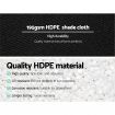 30m Shade Cloth Roll with 1.83m Width and 90% Shade Block - Black