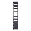 Artiss Shoe Rack 10-Tier (50 Pair) Shoes Organiser DIY Stackable Organizer Storage Shelf Stand Holder Portable Wardrobe Black