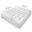 Giselle King Mattress Topper Bamboo Fibre Pillowtop Protector