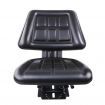 Giantz PU Leather Tractor Seat with Sliding Track - Black