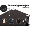 4 Tier TV Media Stand with Safety Tempered Glass