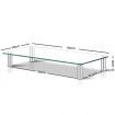 Monitor Stand Desktop Riser with Adjustable Aluminum Legs