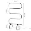 5 Rung Electric Heated Towel Rail