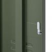 ArtissIn Metal Locker Storage Shelf Filing Cabinet Cupboard Bedside Table Green