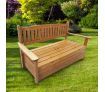 Wooden Garden Storage Bench