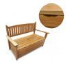 Wooden Garden Storage Bench