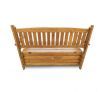 Wooden Garden Storage Bench