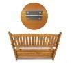 Wooden Garden Storage Bench