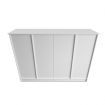 Extra Large White Wooden Shoe Cabinet-Max.40 Pairs White