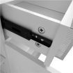 Extra Large White Wooden Shoe Cabinet-Max.40 Pairs White