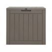Gardeon Outdoor Storage Box 118L Container Lockable Indoor Garden Toy Tool Shed Grey