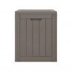 Gardeon Outdoor Storage Box 118L Container Lockable Indoor Garden Toy Tool Shed Grey