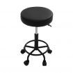 Artiss Round Salon Stool Stools Black Swivel Barber Hair Hydraulic Chairs Lift